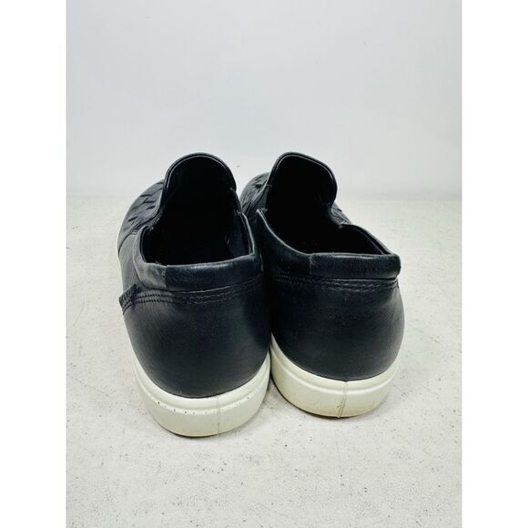 ECCO SOFT 7 WOVEN SLIP ON DROID SOFT 7 LEATHER SLIP-ON WOMEN SNEAKER 7 Black - Picture 5 of 8